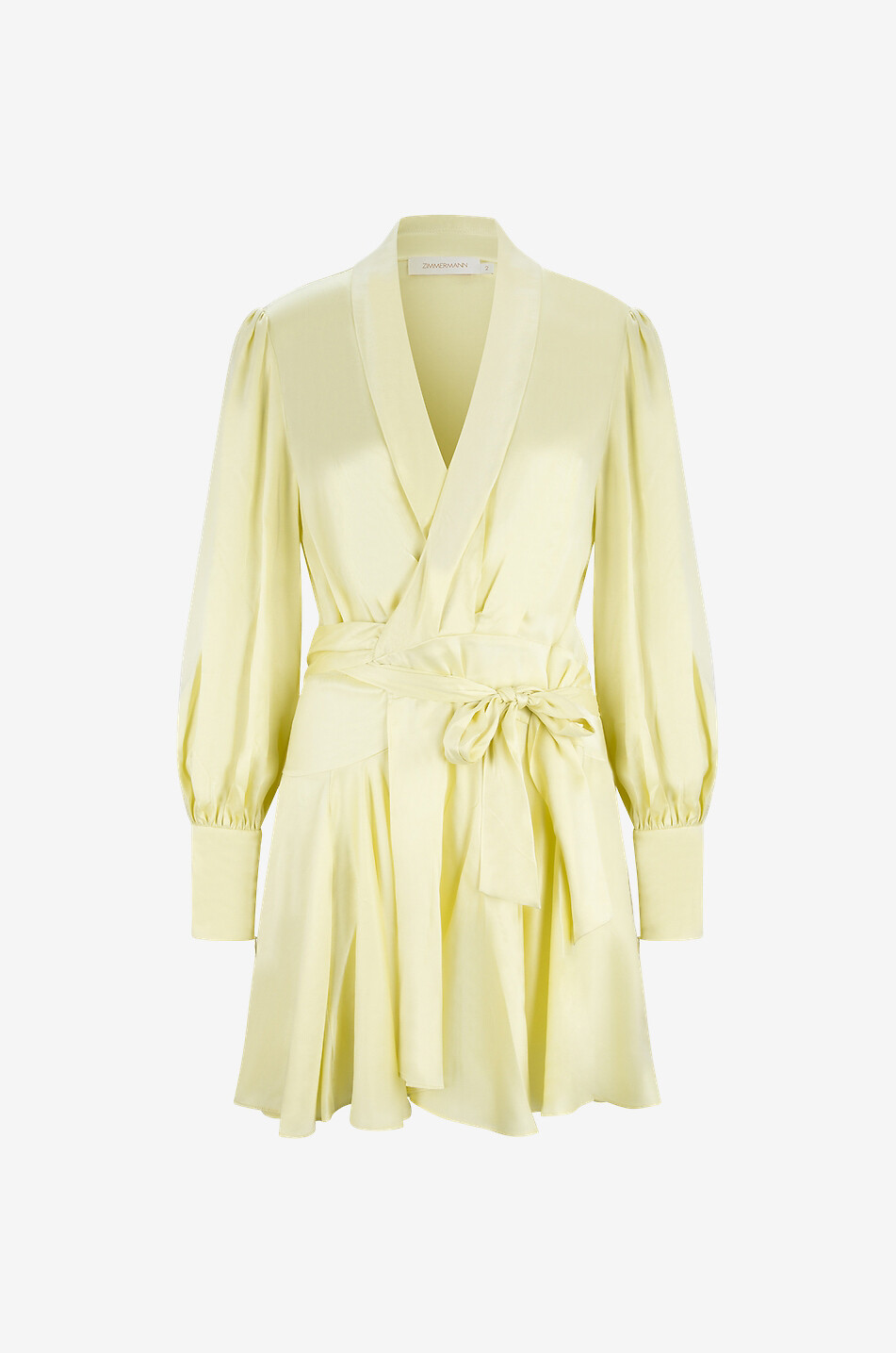 Mini-Wickelkleid aus Seide