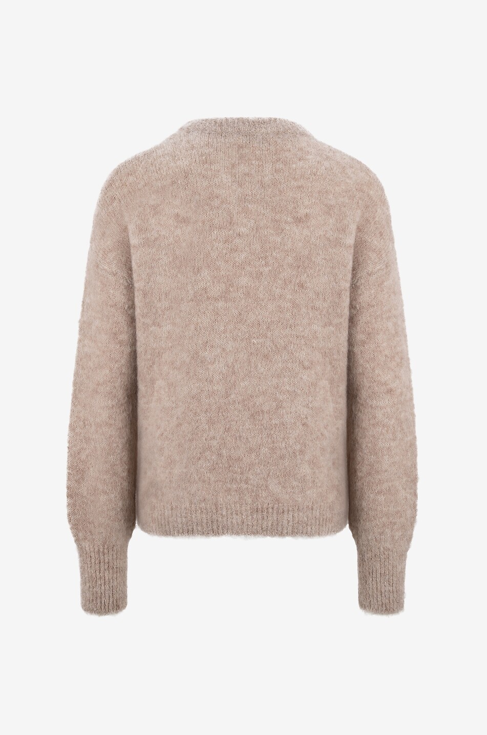 BALZAC PARIS Pull à col rond en mohair Doudou Femme BEIGE 2