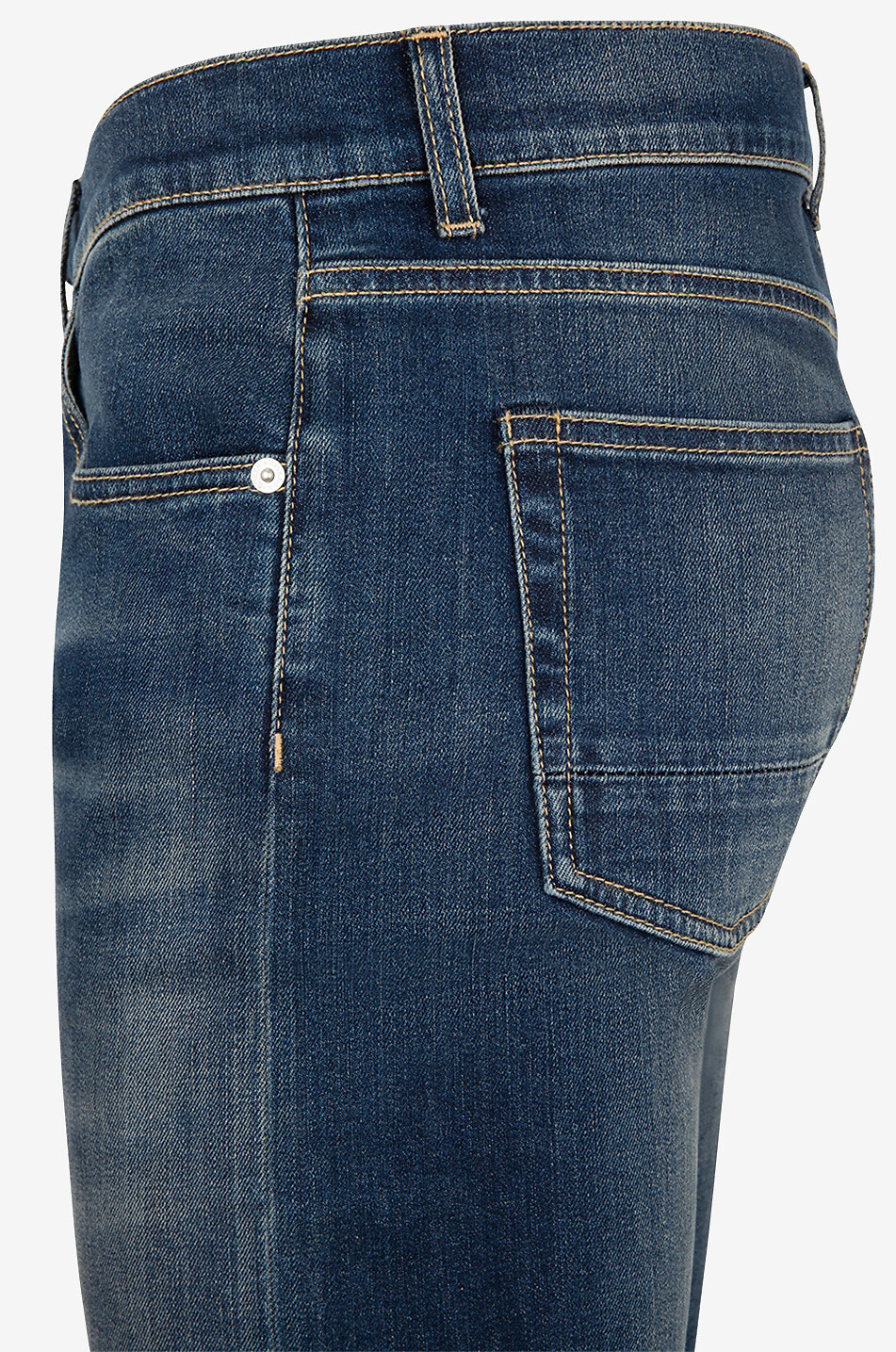 ALEXANDER McQUEEN Jean slim délavé brodé McQUEEN Graffiti Homme BLEU 3