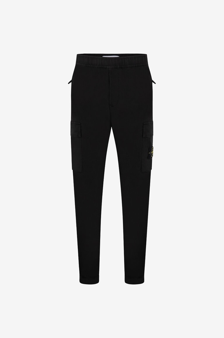 STONE ISLAND Pantalon cargo léger 31303 Regular Homme NOIR 1