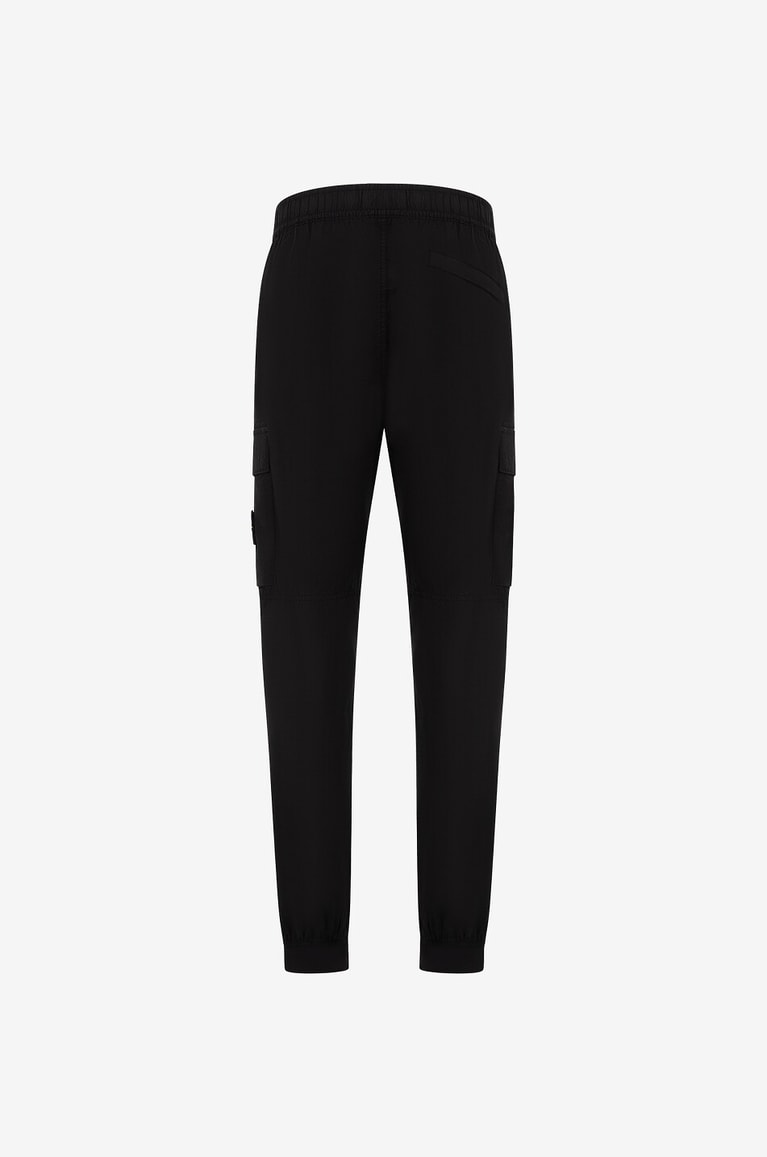 STONE ISLAND Pantalon cargo léger 31303 Regular Homme NOIR 2