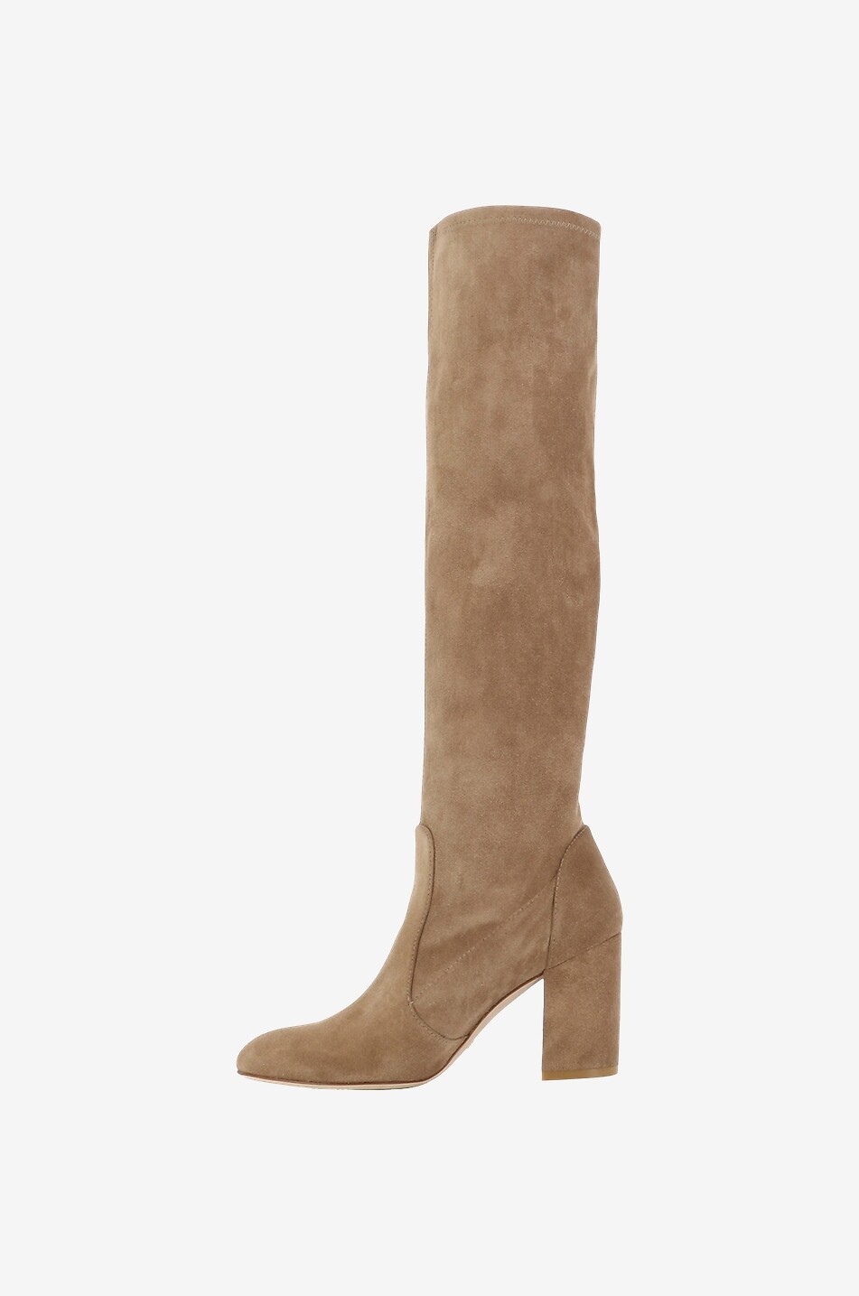 STUART WEITZMAN Yuliana 85 Slouch heeled suede boots Women [akeneo-beigefonce] 3