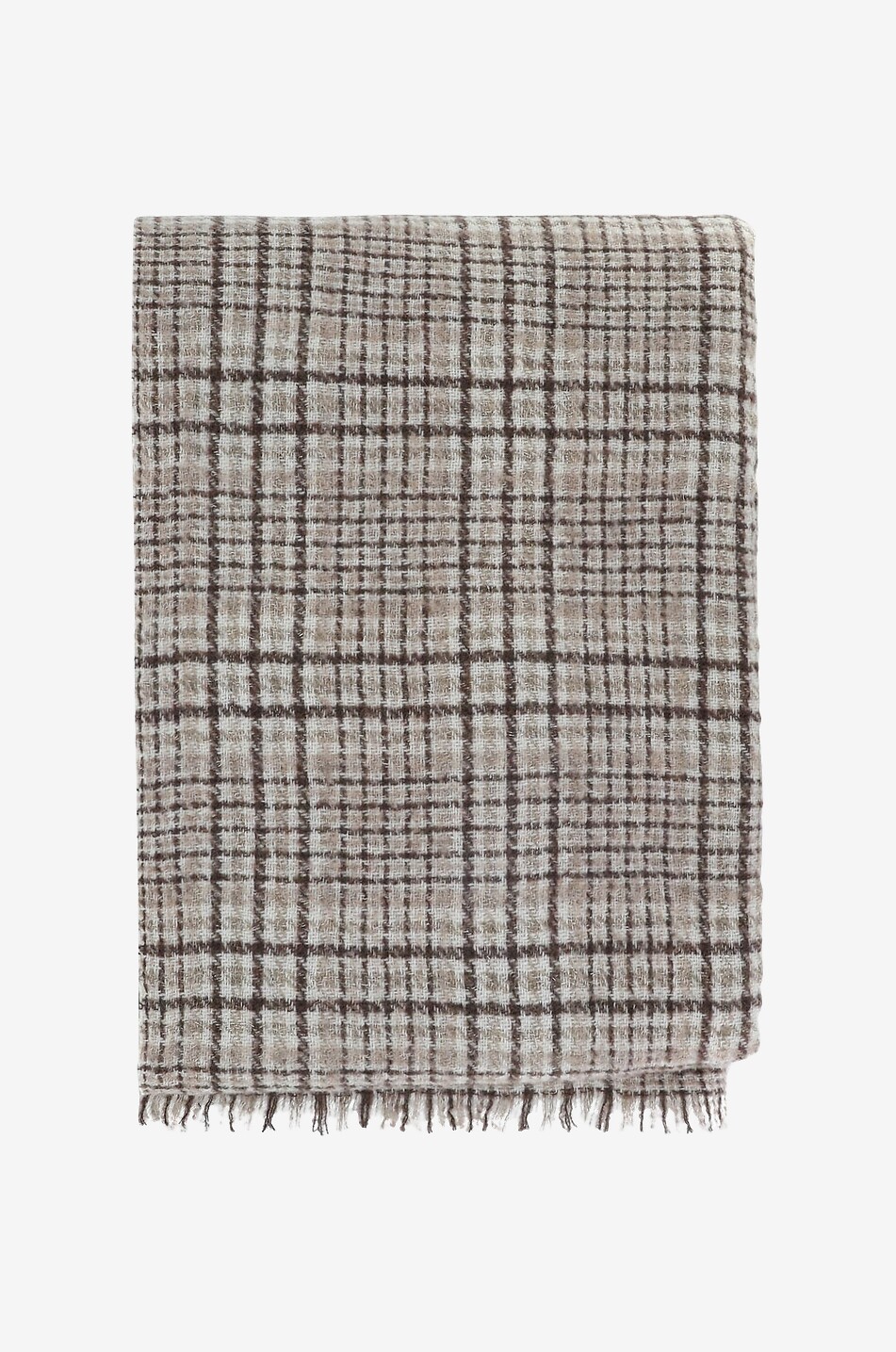 BRUNELLO CUCINELLI Écharpe à carreaux en cachemire Sparkling Femme MULTICOLORE 1