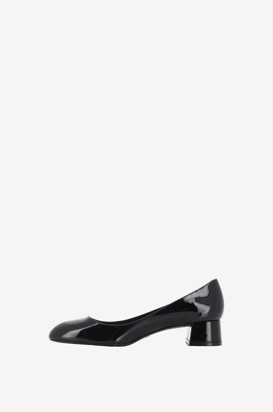 Vivienne 35 patent leather block heel pumps