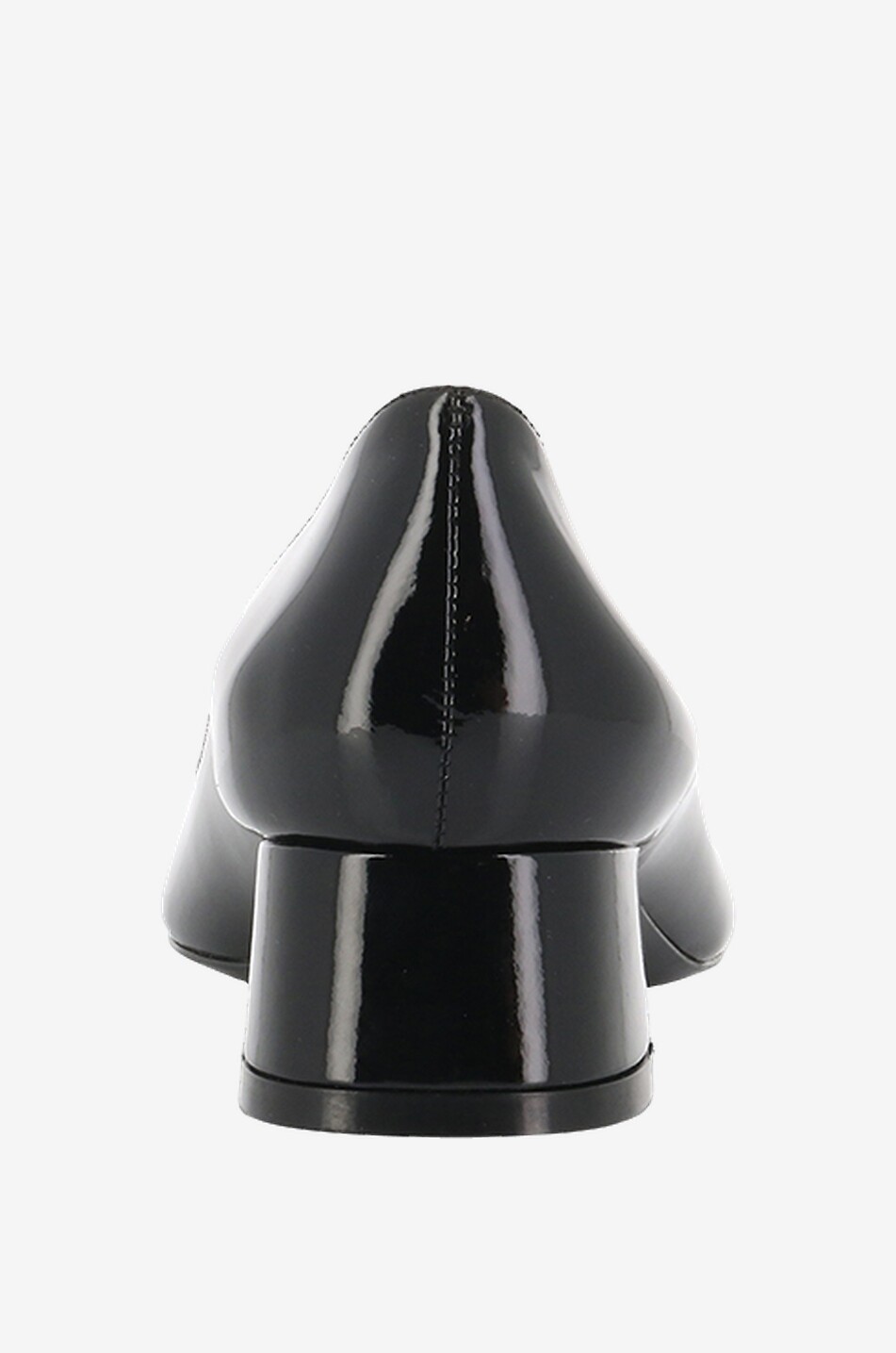Escarpins à talon carré en cuir verni Vivienne 35