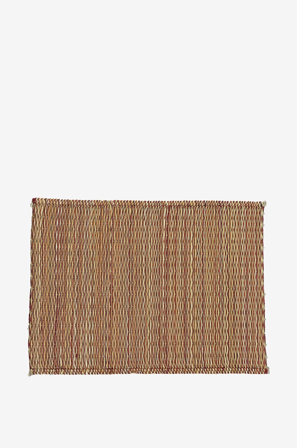 Rectangulair bicolour woven place mat