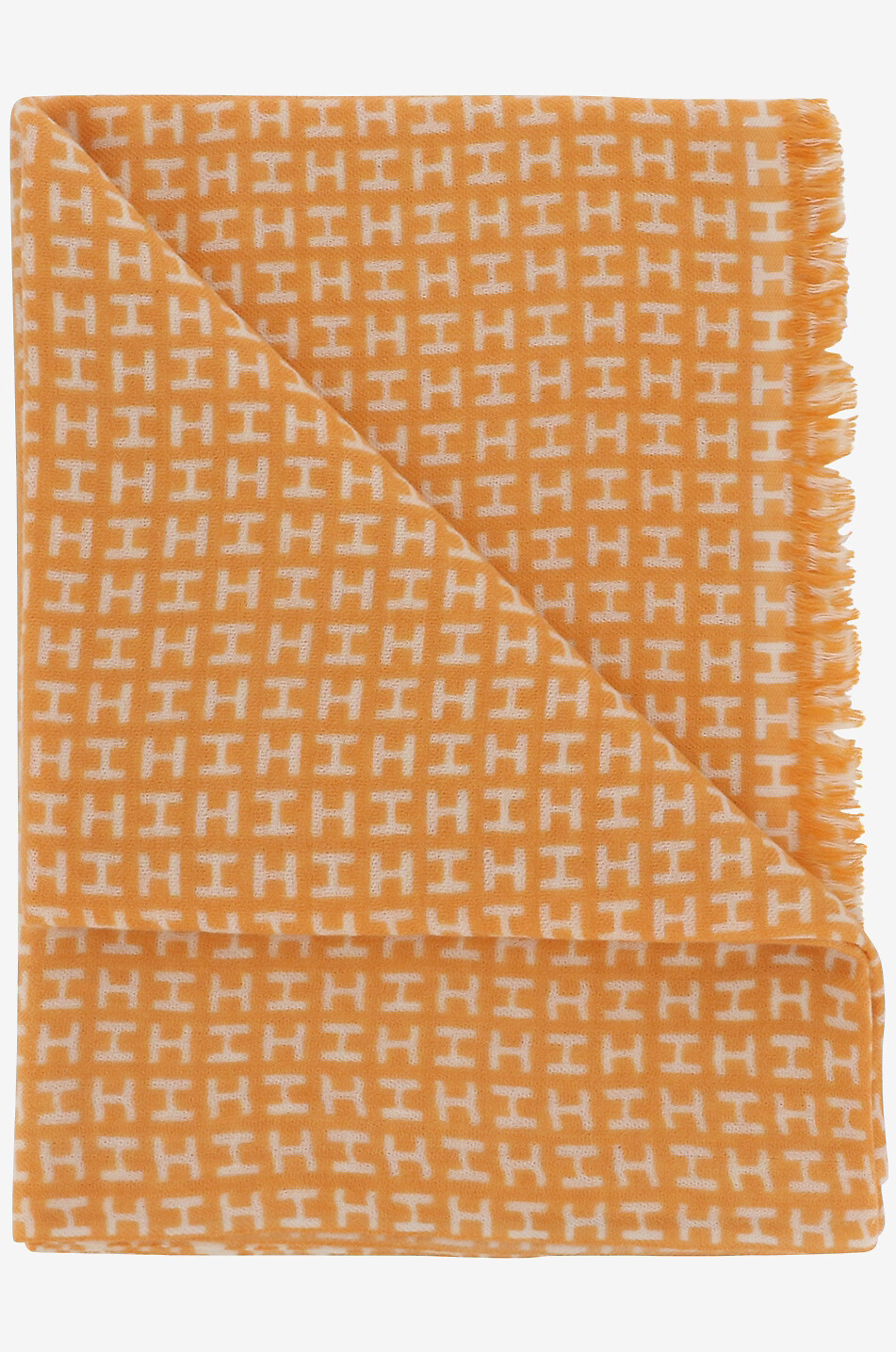 HEMISPHERE Schal aus Kaschmir Radegunde Herren HELLORANGE 2