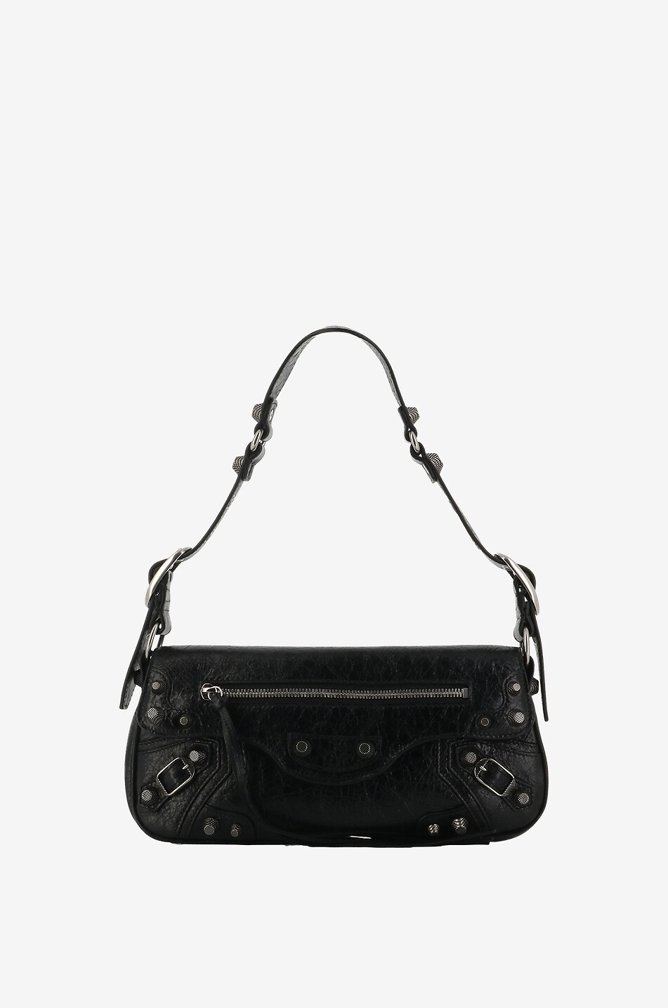 ショルダーバッグ・ポシェット BALENCIAGA LE CAGOLE SING SHOULDER BAG IN ARENA LEATHER Women's Le Cagole Shoulder Bag Xs in Black | Balenciaga US