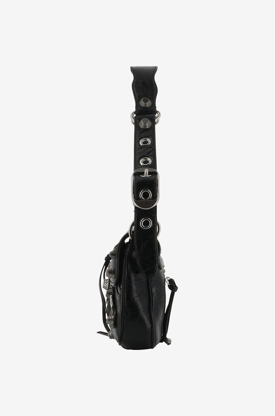 【関税&送料込】Balenciaga Le Cagole S Shoulder Bag In Arena BALENCIAGA Agneau Arena Le Cagole Embellished Shoulder Bag