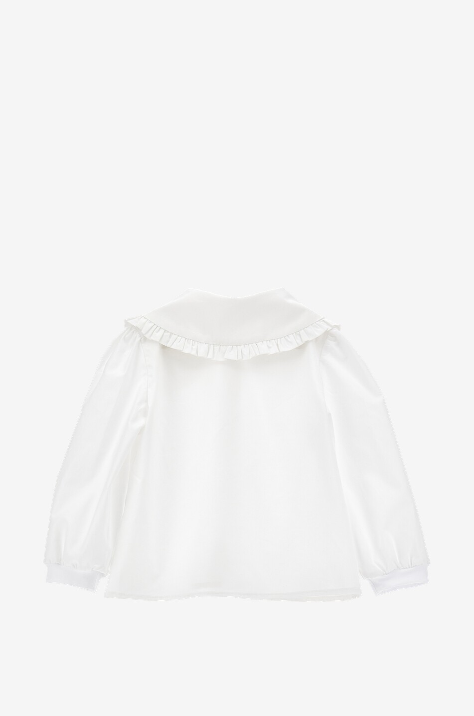 Baby-Bluse mit besticktem Kragen