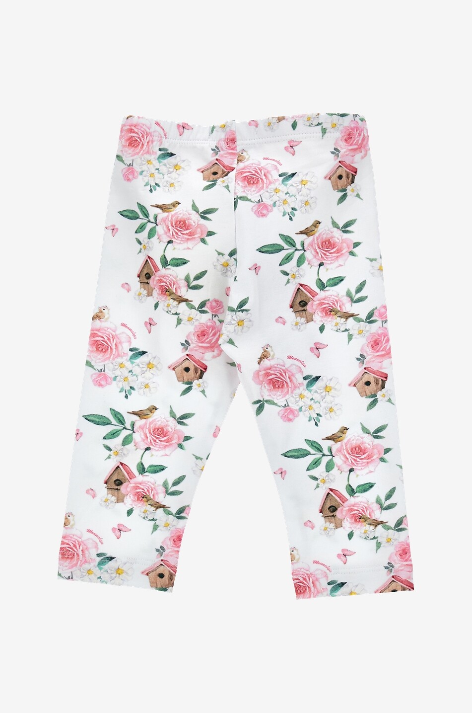 Bird Houses jersey baby leggings