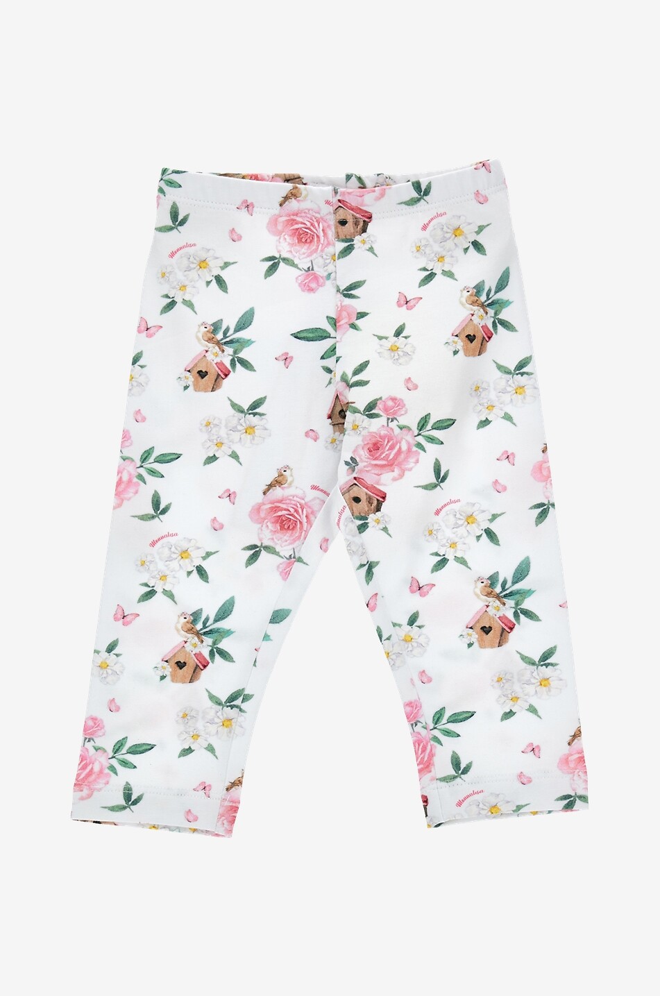 Bird Houses jersey baby leggings