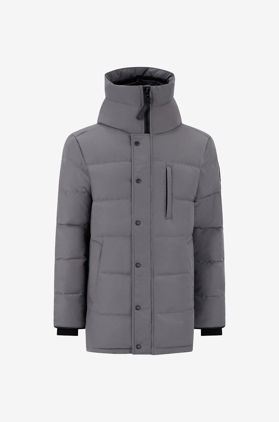 Mens grey canada goose jacket best sale