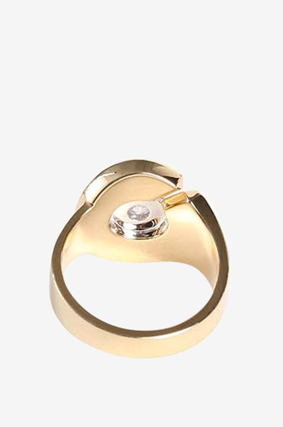 DINH VAN Ring aus Gelbgold und Diamanten Menottes R15 Damen GOLDEN 2