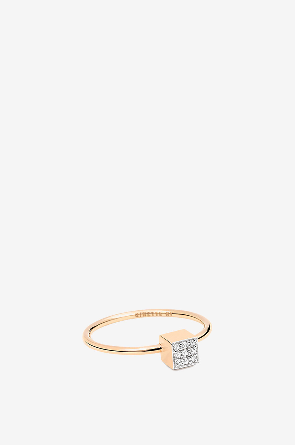 GINETTE NY Ring aus Roségold und Diamanten Ever Damen ROSA 1