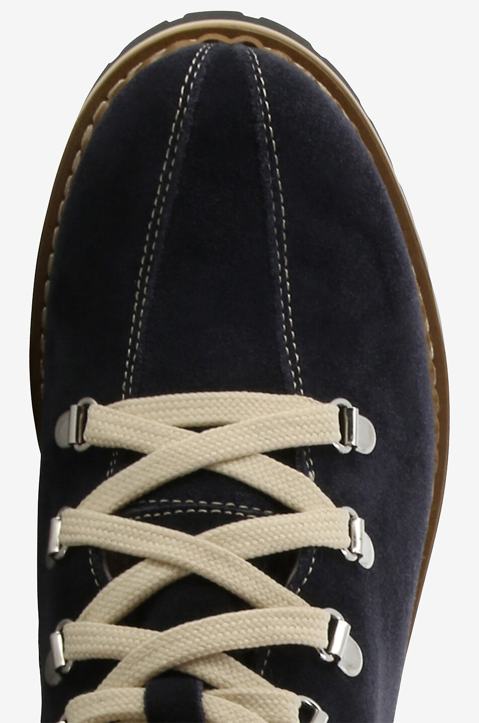 LA THUILE SRL Art. 962 warmly trimmed lace-up ankle boots Women BLUE 5