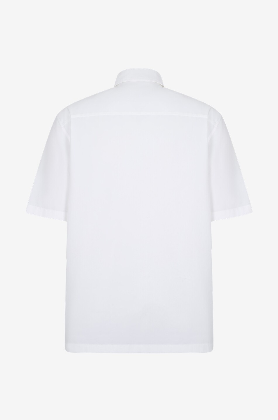 JIL SANDER Kurzarm-Hemd Heavy Organic Cotton Poplin Herren WEISS 2