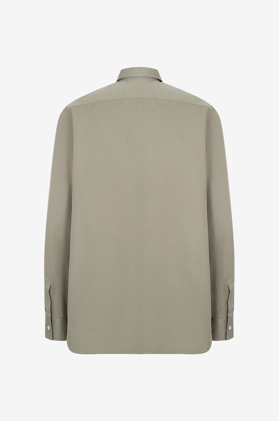 JIL SANDER Bio-Baumwollhemd mit Patten- und aufgesetzter Tasche Herren HELLGRÜN 2