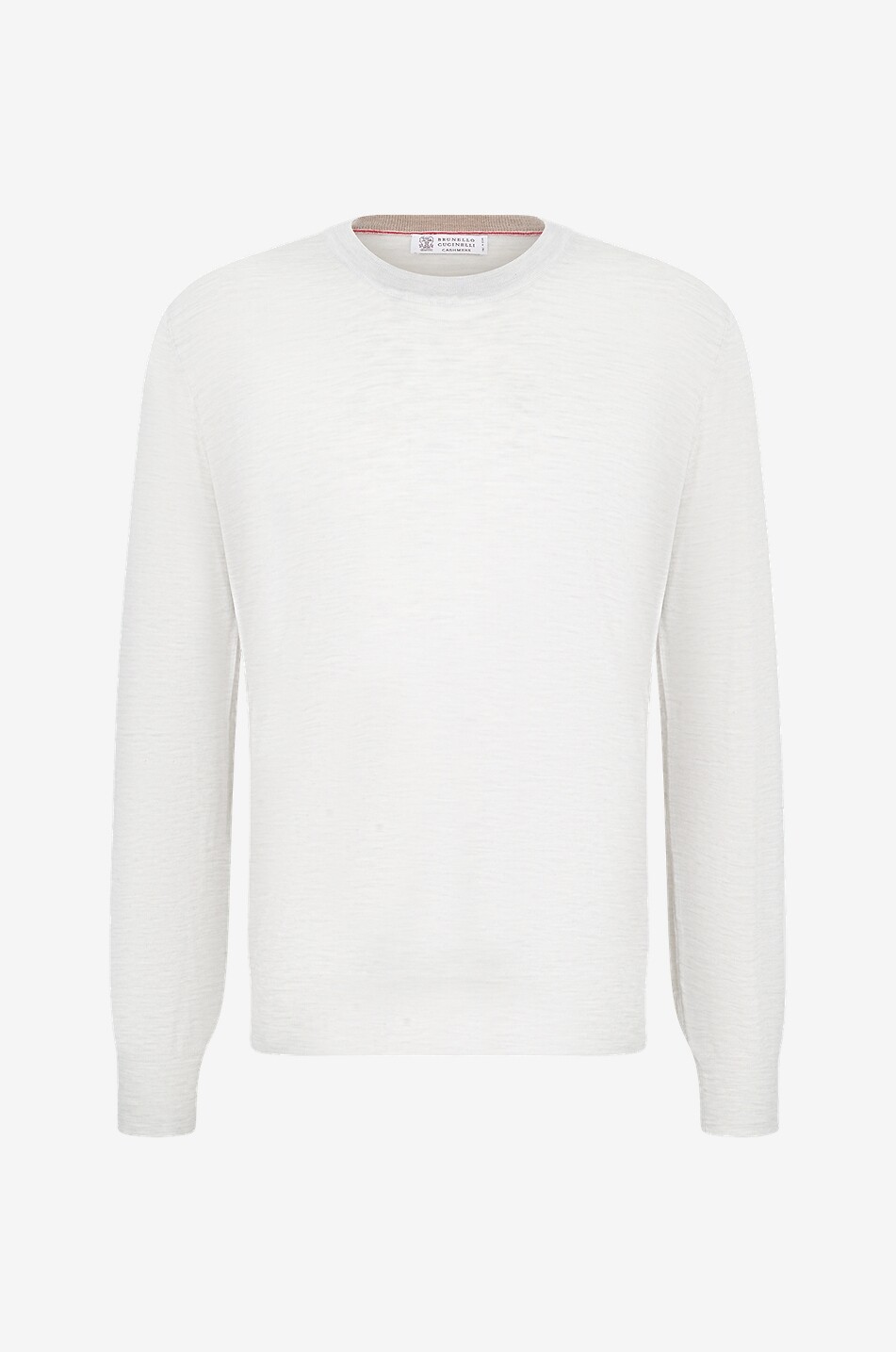 Fine wool and cashmere crewneck jumper