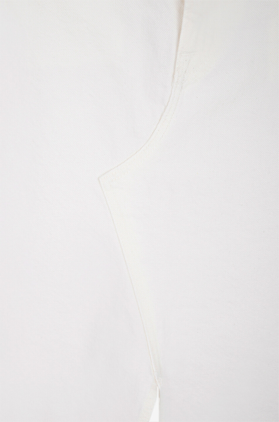 FRAME Jupe midi en coton The Midaxi Femme BLANC CASSE 3