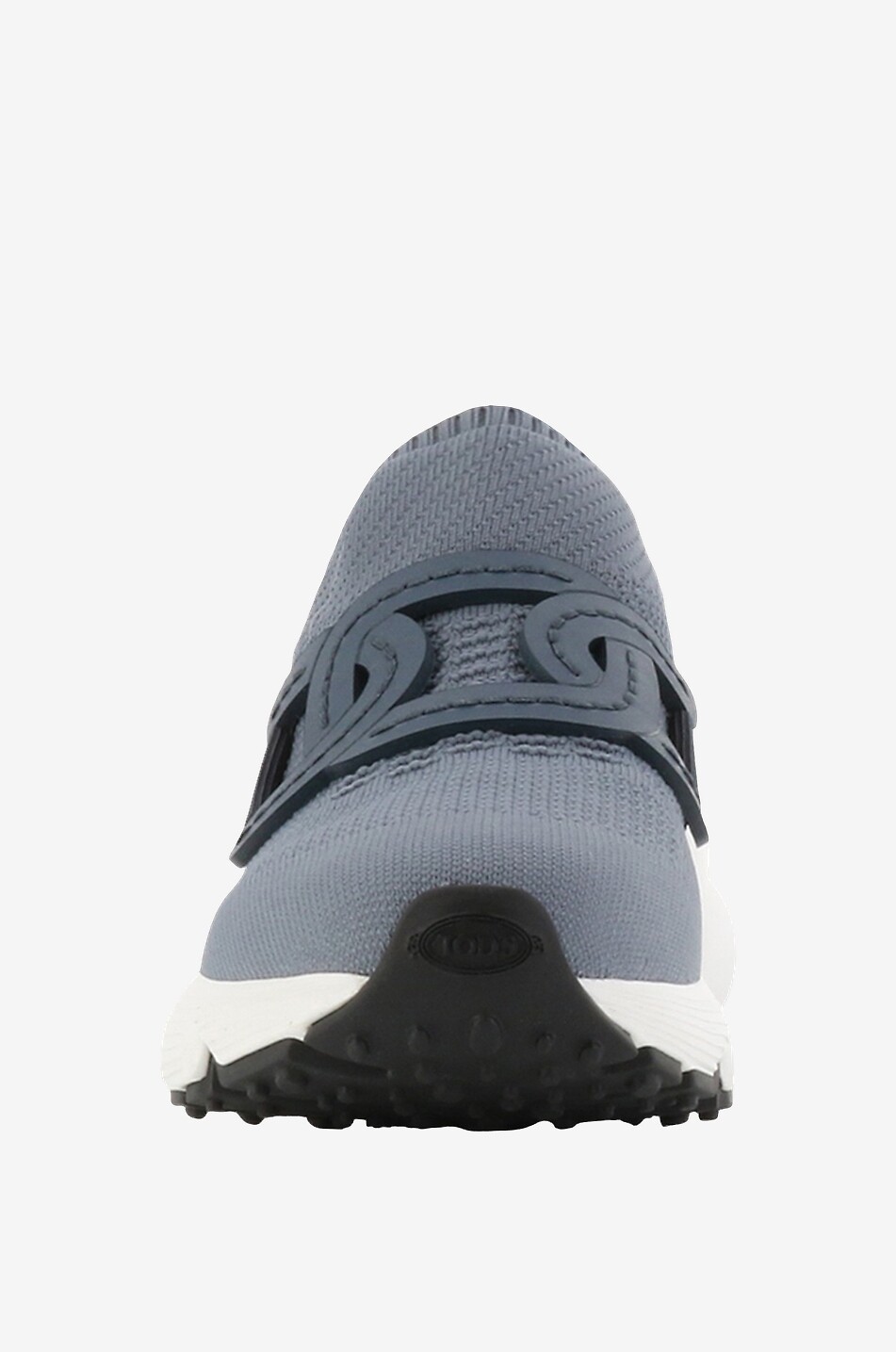 TOD'S Kate knit slip-on sneakers with leather Women DARK BLUE 2