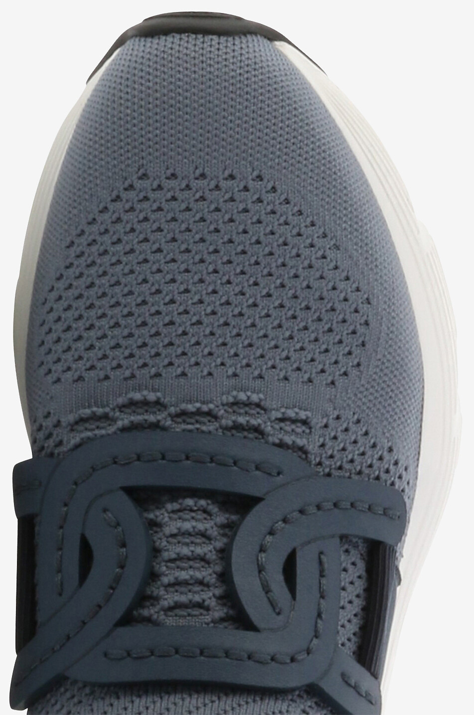 TOD'S Kate knit slip-on sneakers with leather Women DARK BLUE 5