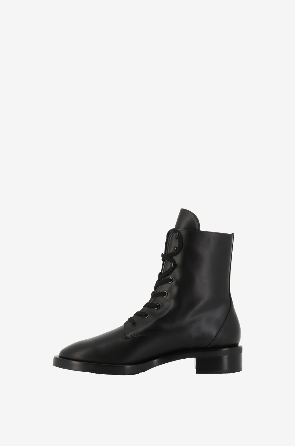 STUART WEITZMAN Glattleder-Schnürstiefeletten Sondra Sleek 25 Damen SCHWARZ 3