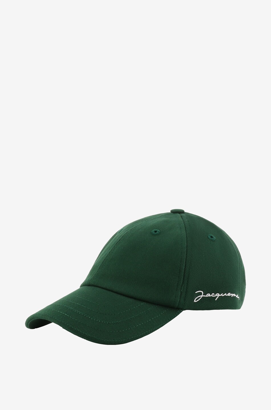 JACQUEMUS Casquette en gabardine La Casquette Jacquemus Femme VERT FONCÉ 2