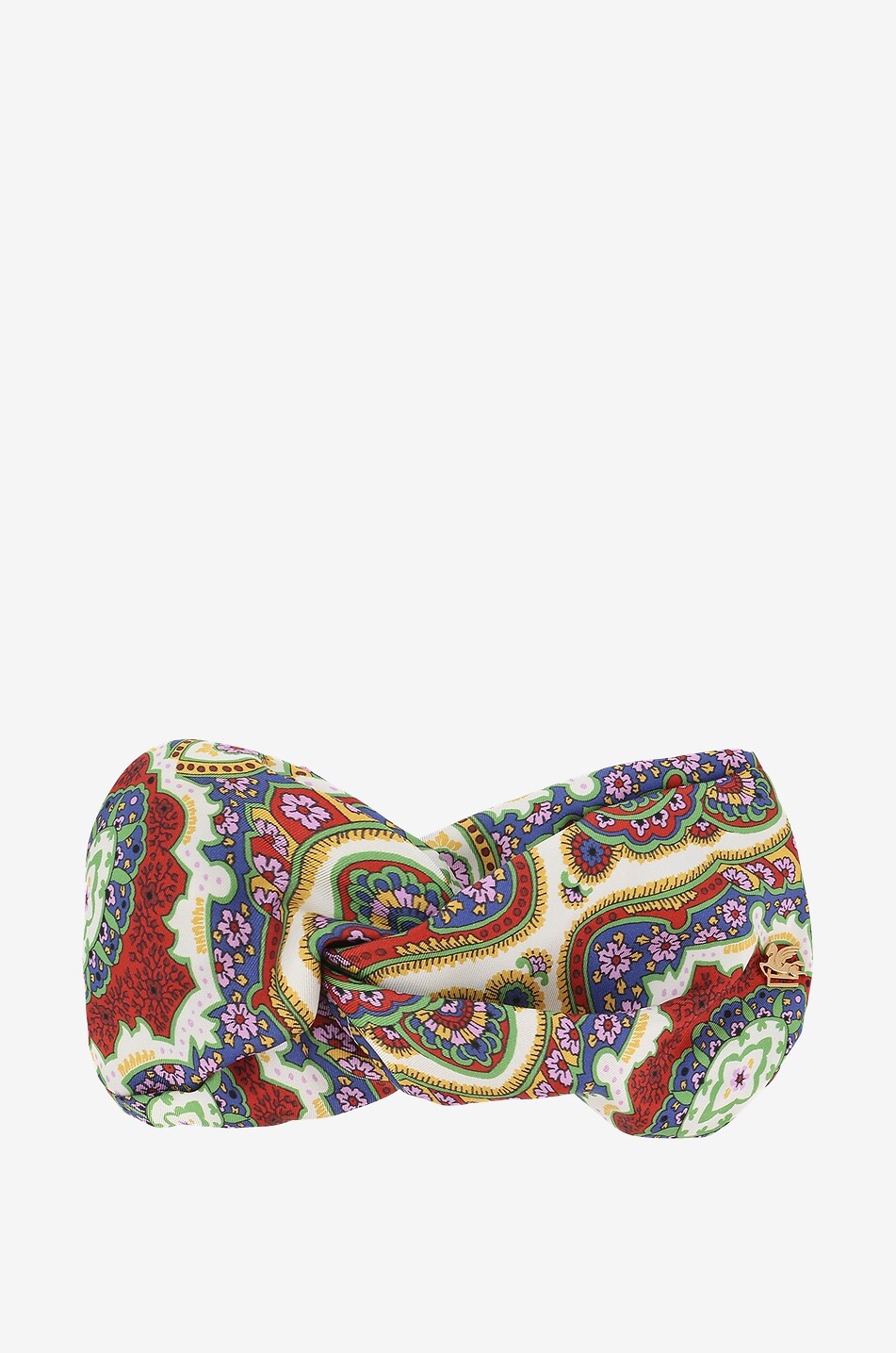 Paisley Florals printed silk headband