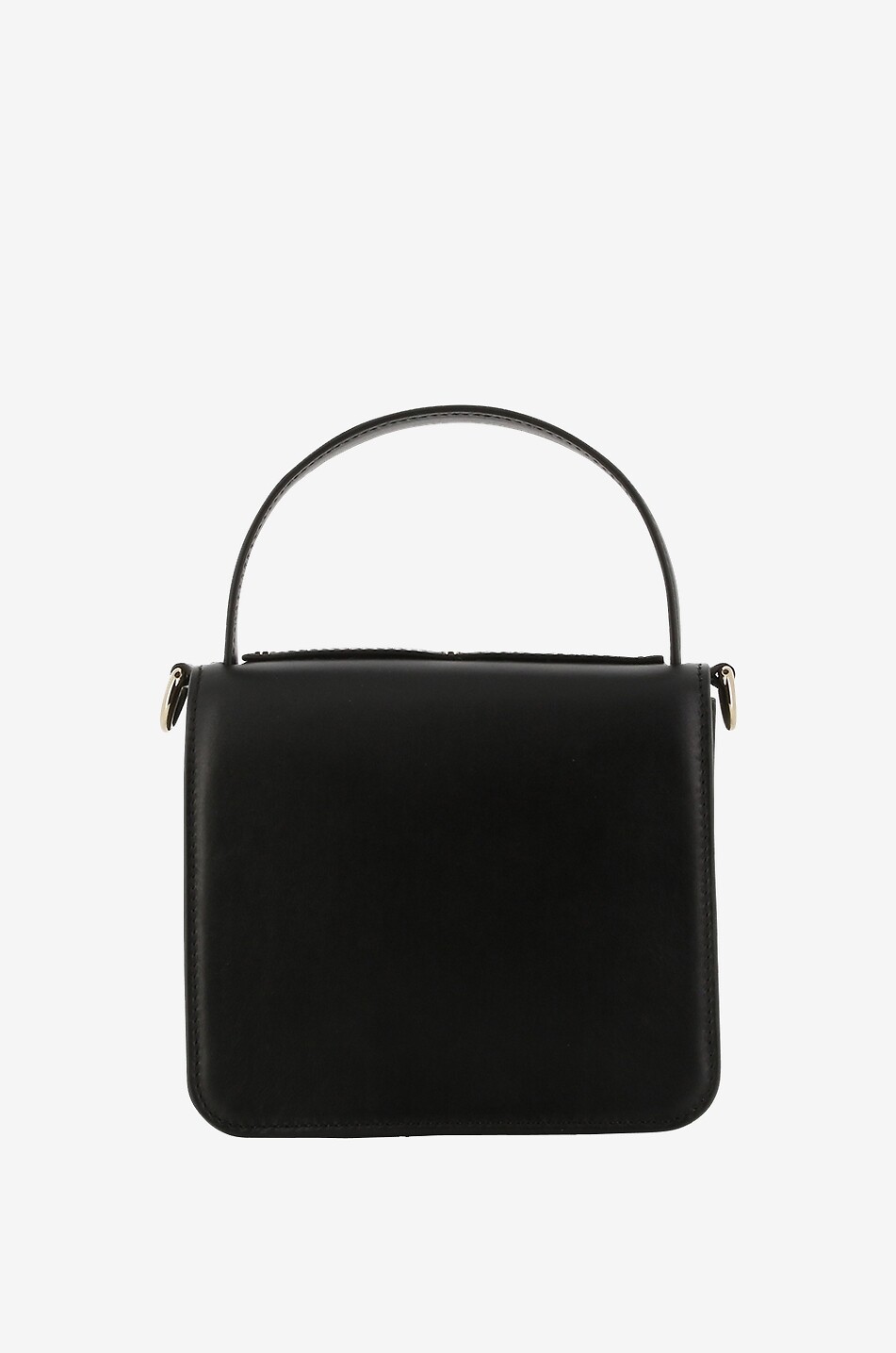 CHLOE Sac à main en cuir lisse Penelope Box Small Femme NOIR 3
