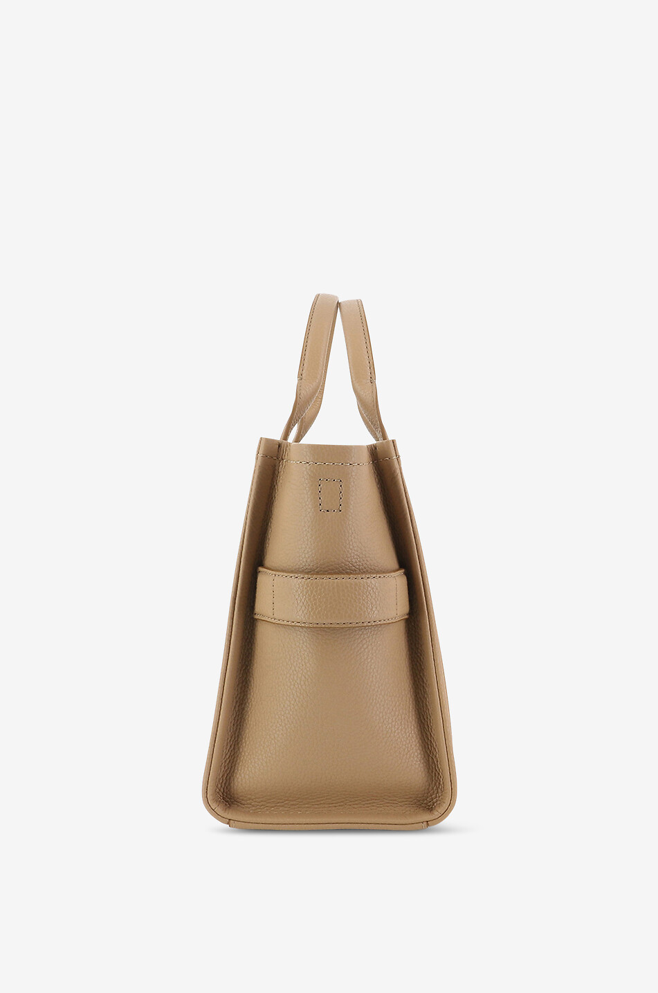 MARC JACOBS The Leather Medium Tote grained leather tote bag Women CAMEL 4