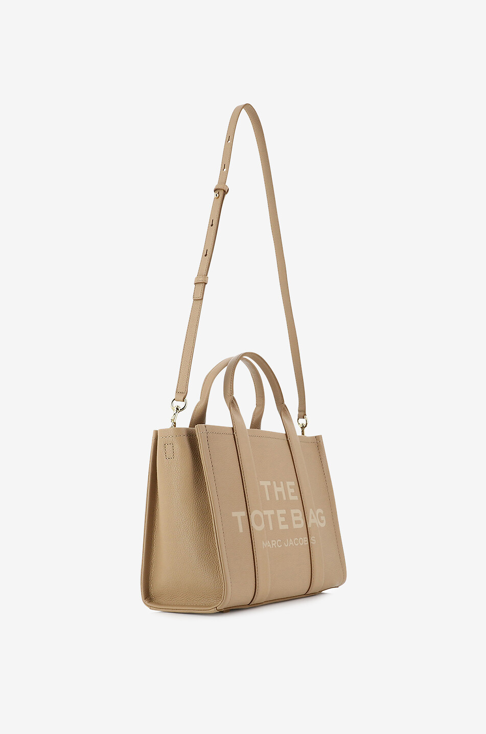 The Leather Medium Tote grained leather tote bag MARC JACOBS Bongenie