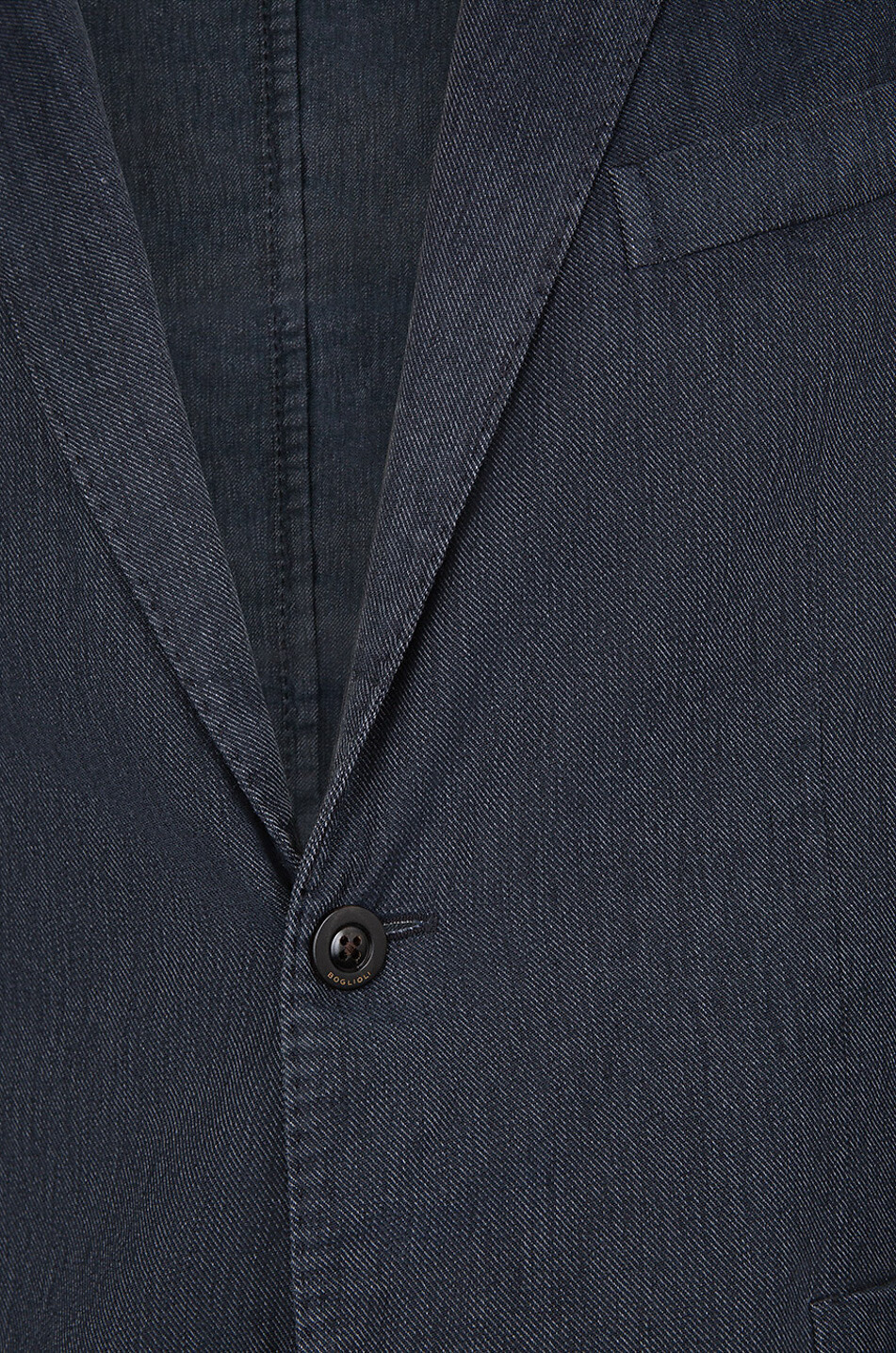 Einreihiger Blazer aus Baumwolle