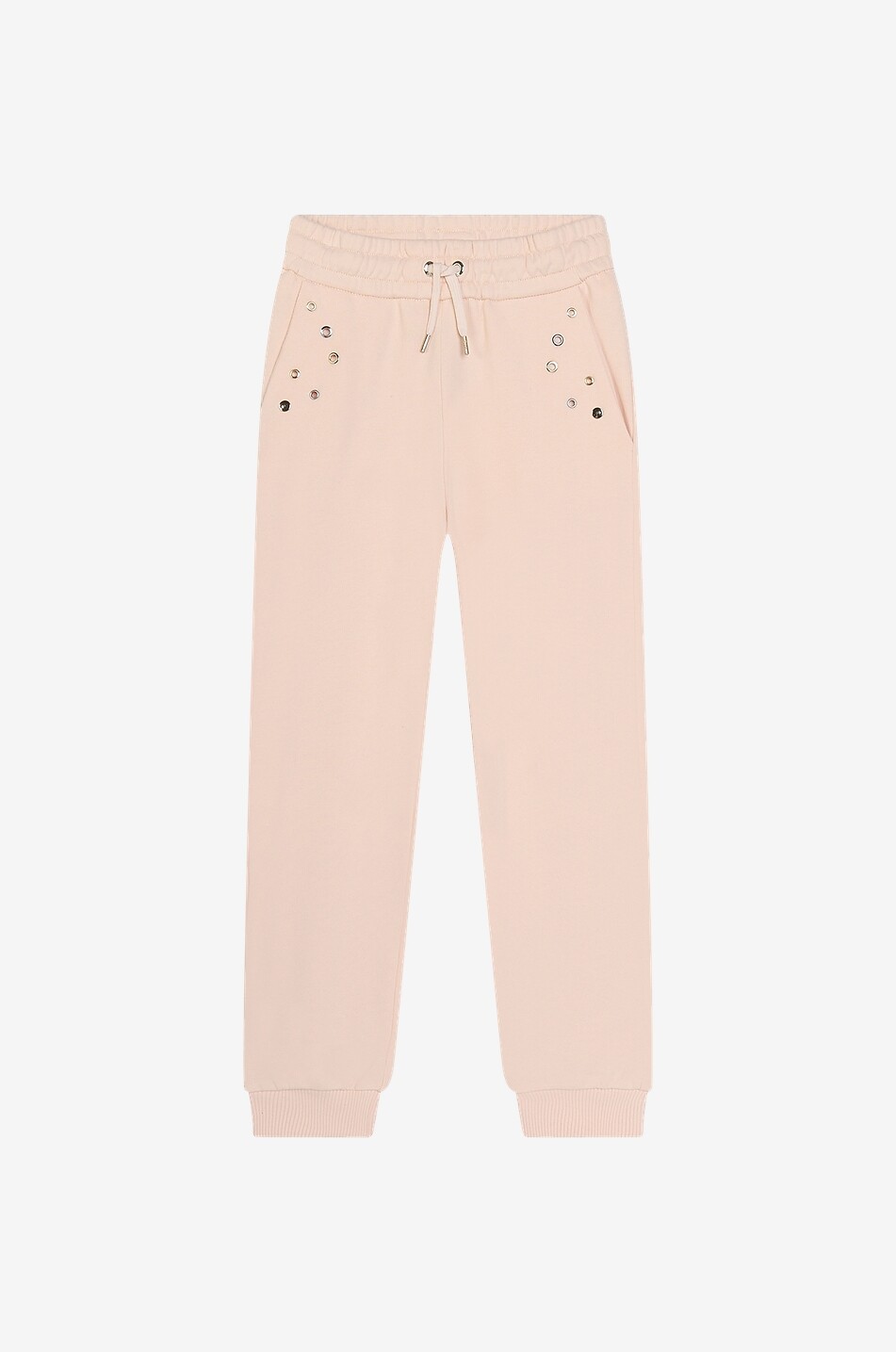 Pantalon de jogging fille orné d'oeillets