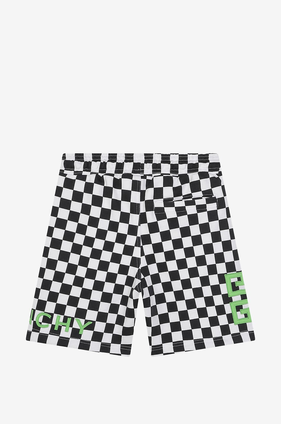 GIVENCHY 4G boy's checkerboard printed sweat shorts Boy MULTI COLOURED 2