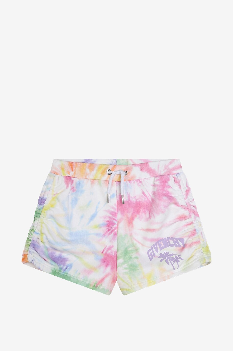 Short sweat fille motif Tie-and-Dye et Logo