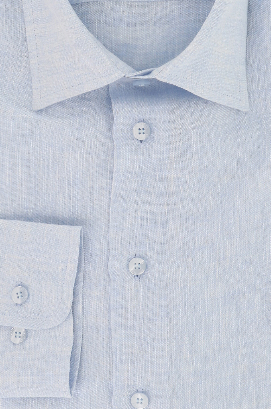 ETRO Chemise en lin à manches longues Pegaso Homme BLEU CLAIR 2