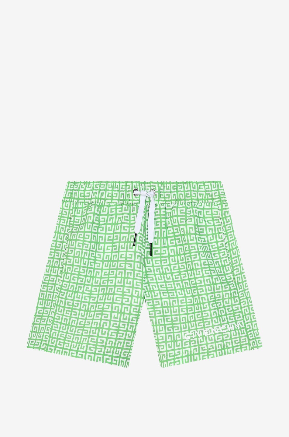 GIVENCHY 4G Allover boy's swim shorts Boy LIGHT GREEN 1