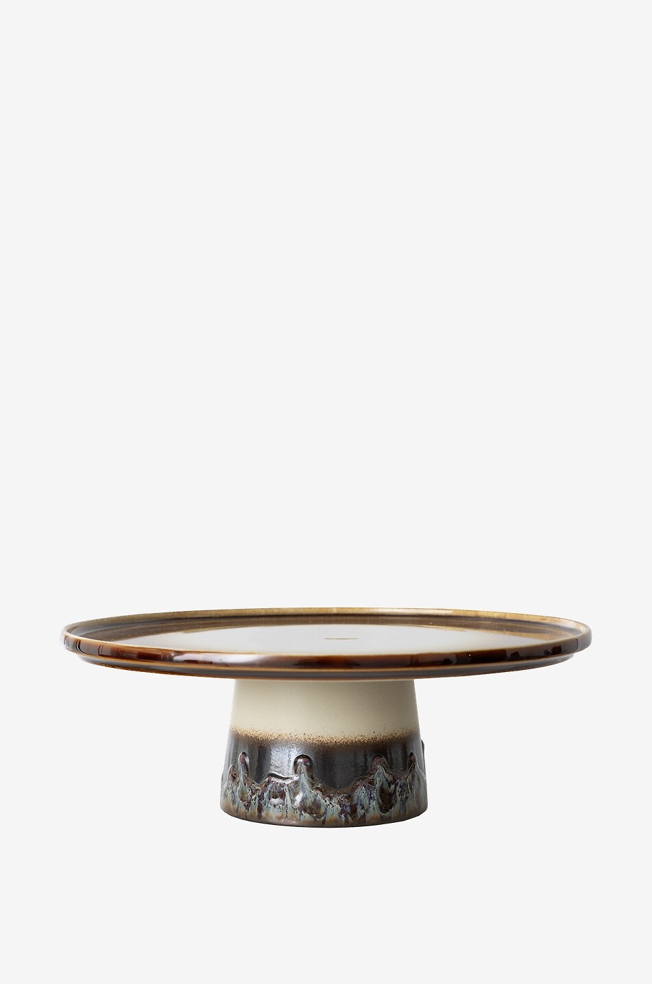 70s Ceramics M Orbit cake stand