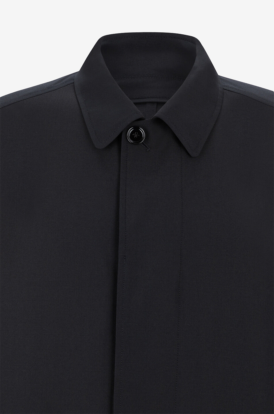 LEMAIRE Costume Raglan lightweight wool coat Men DARK BLUE 6