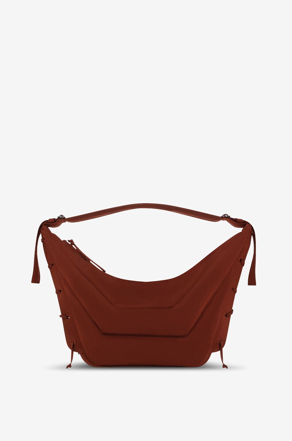 LEMAIRE Sac à bandoulière en toile de nylon Soft Game Large Homme ROUGE 4