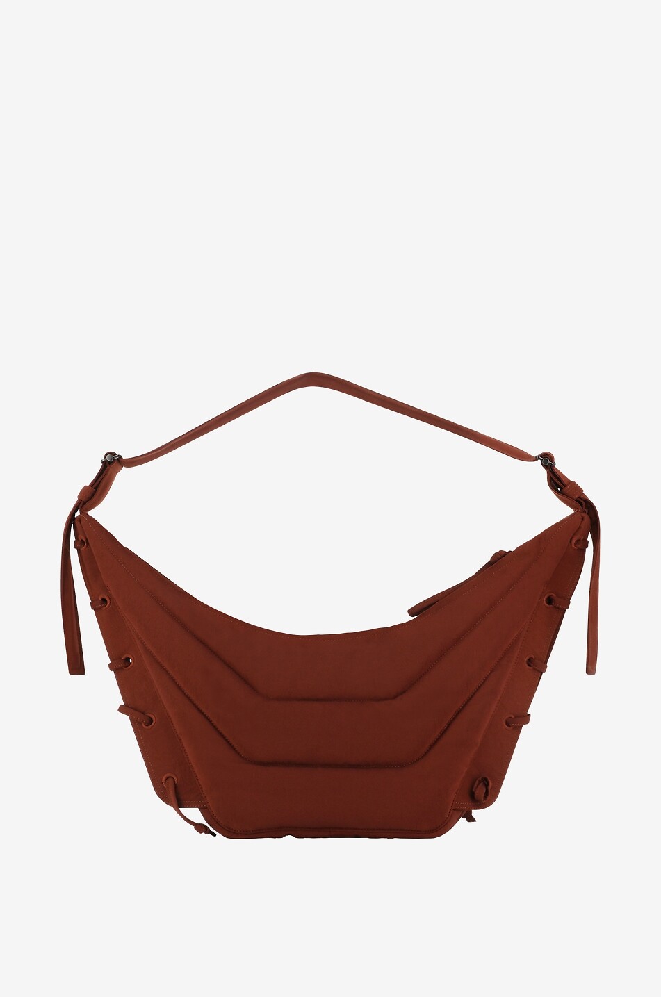 LEMAIRE Soft Game Moyen nylon shoulder bag Men RED 1