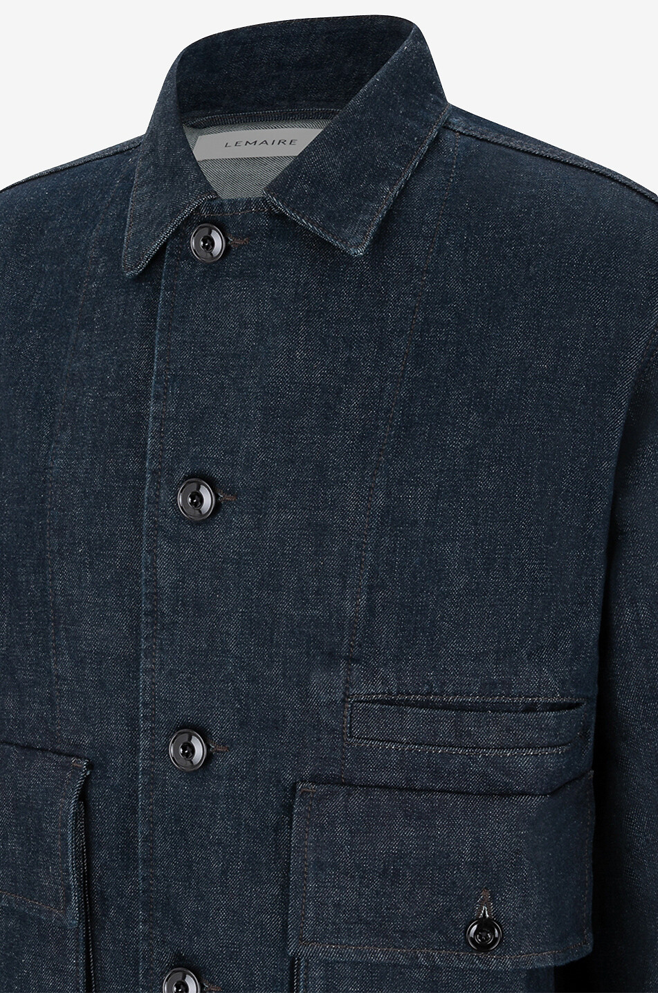 LEMAIRE Boxy-Jacke aus Denim in Indigo Herren BLAU 5