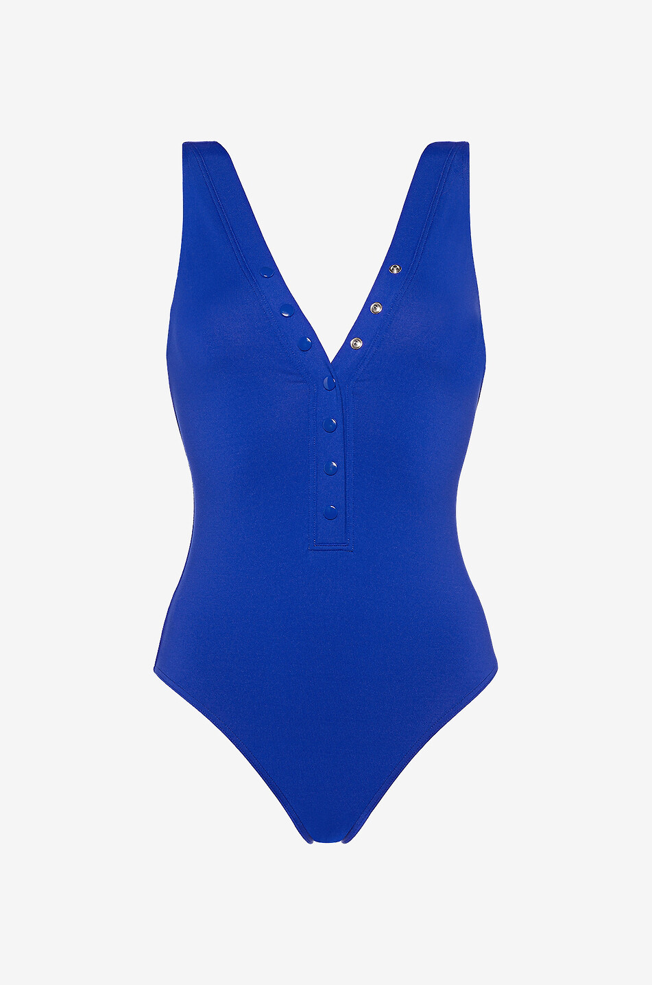 Maillot de bain à col V bouttonné Icône