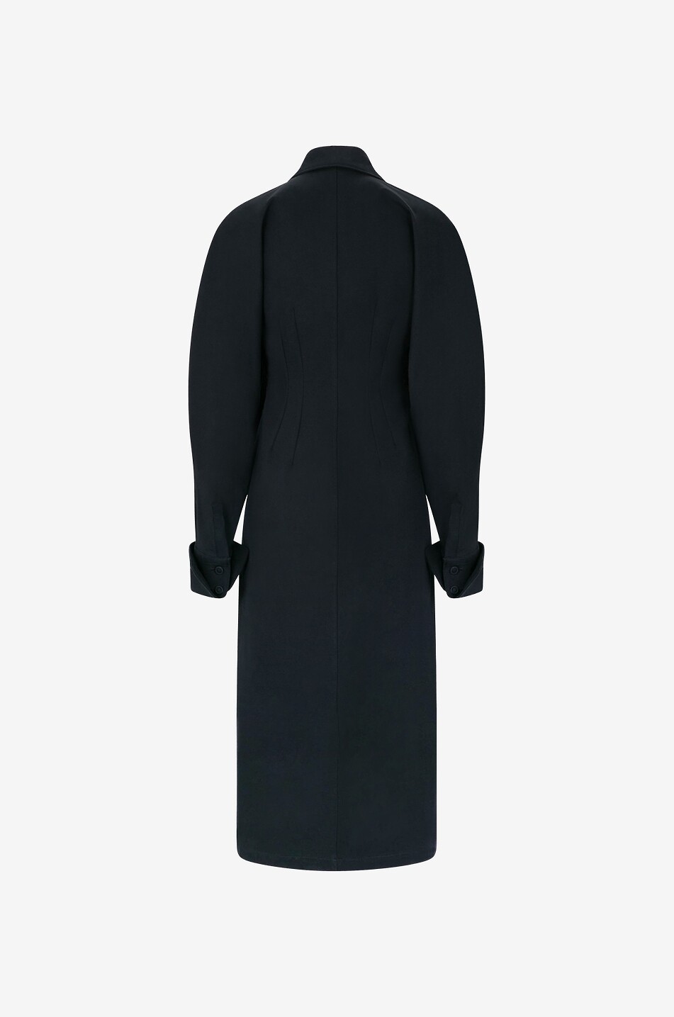 SPORTMAX Robe chemise midi cintrée Enigma Femme NOIR 2
