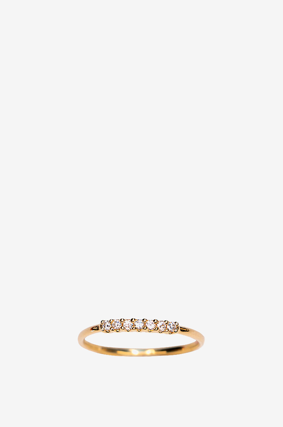 GBYG Bague en or jaune et diamants Anneau Femme JAUNE 1