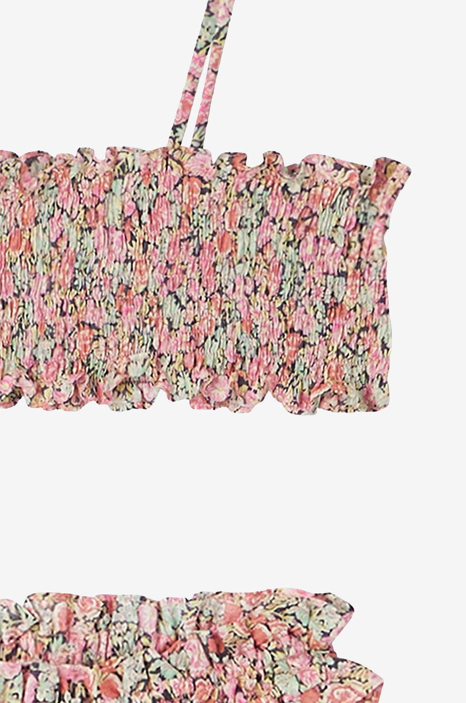 Bikini en coton bio fleuri fille Finlay
