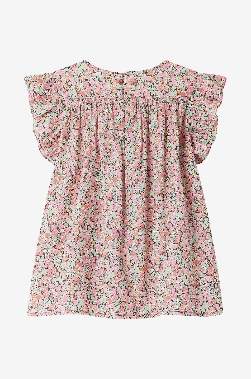Blouse fleurie en coton fille Fidji