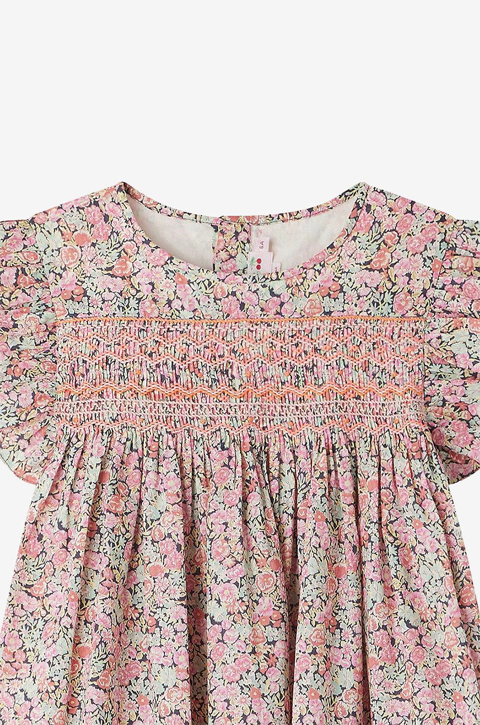 Blouse fleurie en coton fille Fidji