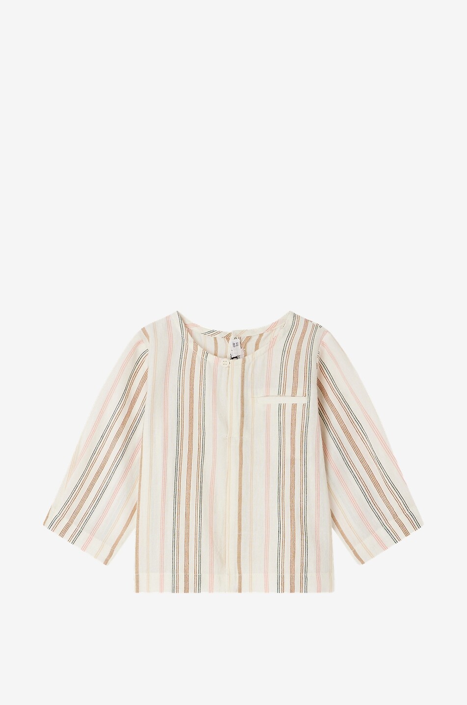 Gestreiftes Baby-Tunikahemd Gauguin